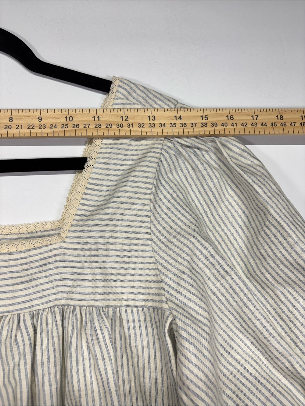 ✨Christy Dawn The Berkley Dress Blue Harvest Stripe Size M - Picture 13 of 16